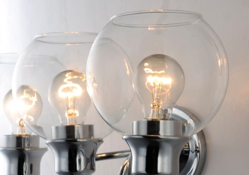 Ballord 22' 3 Light Vanity Lighting in Polished Chrome