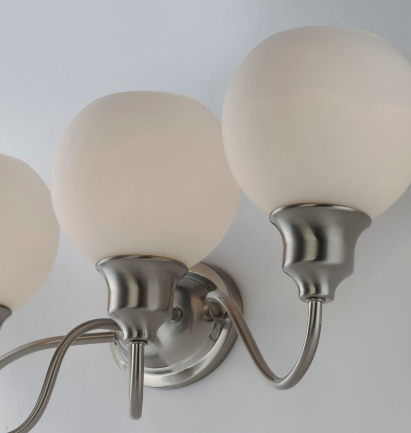 Ballord 22' 3 Light Vanity Lighting in Satin Nickel