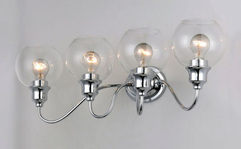 Ballord 31' 4 Light Vanity Lighting in Polished Chrome
