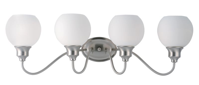 Ballord 31' 4 Light Bath Vanity Light in Satin Nickel