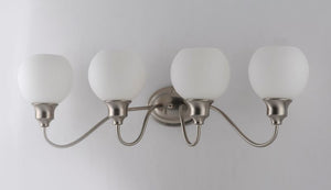 Ballord 31' 4 Light Vanity Lighting in Satin Nickel