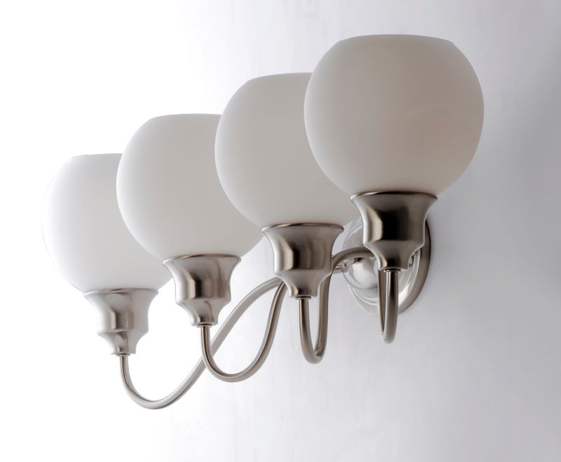 Ballord 31' 4 Light Vanity Lighting in Satin Nickel