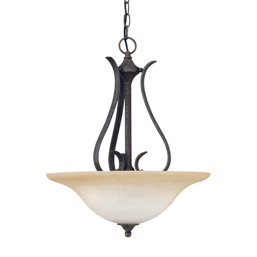 Prestige 18' 3 Light Pendant in Sable Bronze