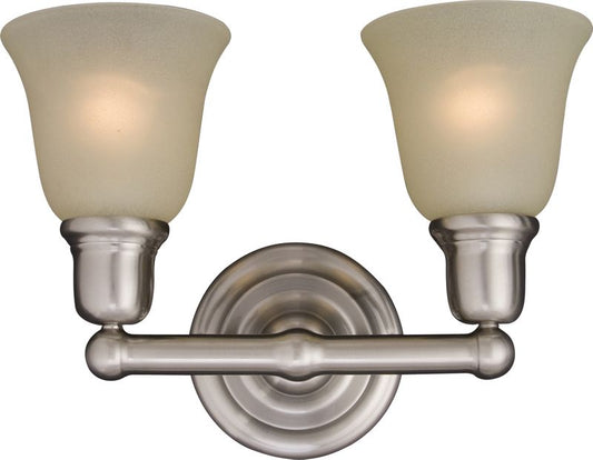 Bel Air 15.5" 2 Light Vanity Wall Sconce in Satin Nickel