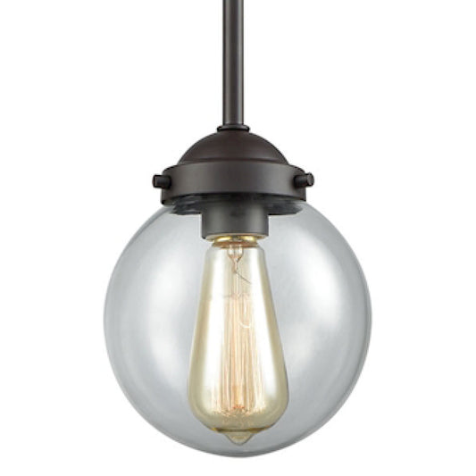 Beckett 6" 1 Light Mini Pendant in Oil Rubbed Bronze