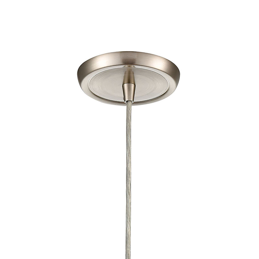 Cirrus 6' 1 Light Mini Pendant in Satin Nickel