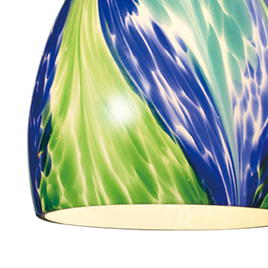 Colorwave 10' 3 Light Mini Pendant in Satin Nickel