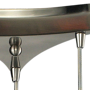 Colorwave 10' 3 Light Mini Pendant in Satin Nickel