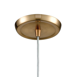 Compartir 6' 1 Light Mini Pendant in Polished Nickel