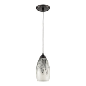 Corey 5' 1 Light Mini Pendant in Matte Black