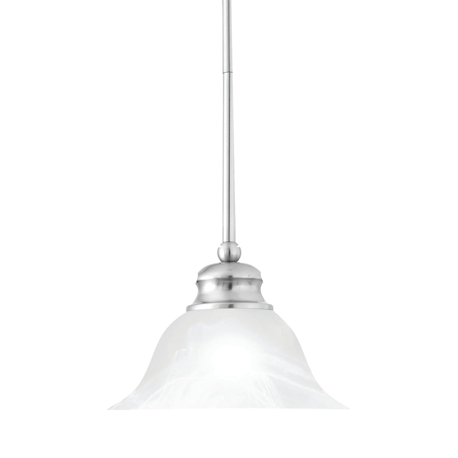 Essentials 9.5' 1 Light Mini Pendant in Brushed Nickel