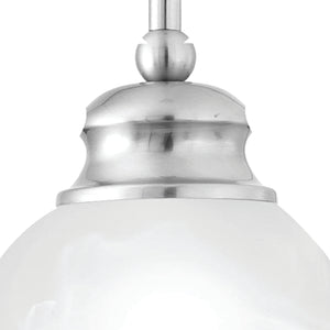 Essentials 9.5' 1 Light Mini Pendant in Brushed Nickel