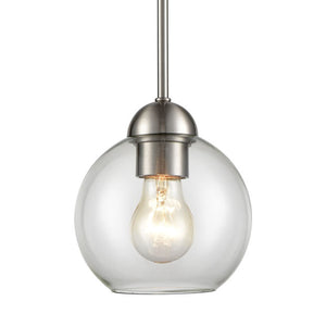 Astoria 6' 1 Light Mini Pendant in Brushed Nickel