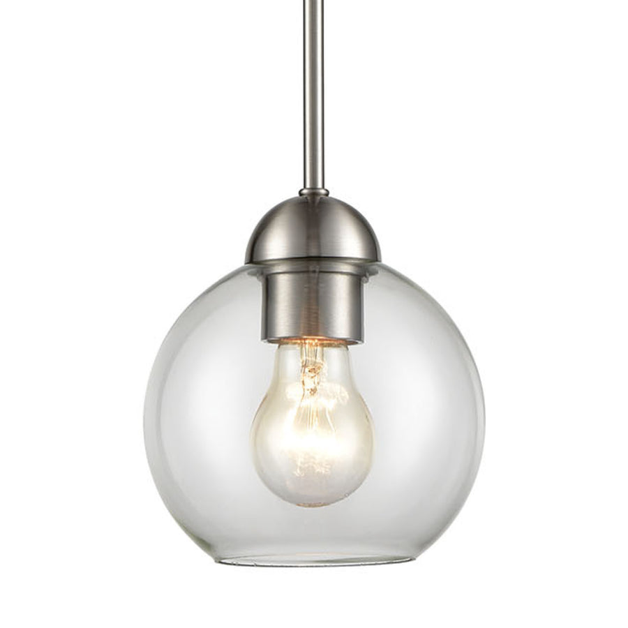 Astoria 6' 1 Light Mini Pendant in Brushed Nickel