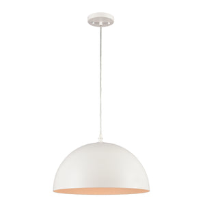Chelsea 16' 1 Light Pendant in White