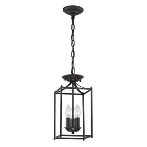 Foyer 7' 3 Light Mini Pendant in Oil Rubbed Bronze
