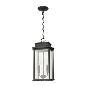 Braddock 2 Light Pendant in Architectural Bronze