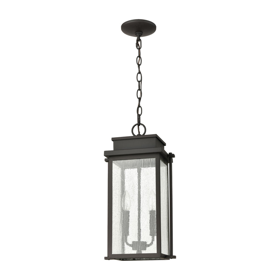 Braddock 2 Light Pendant in Architectural Bronze