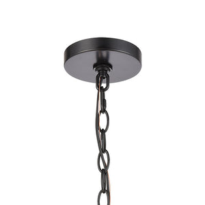 Carriage Light 1 Light Pendant in Matte Black
