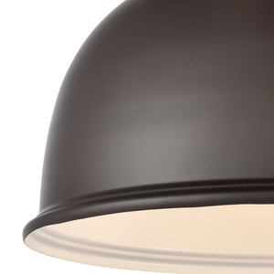 Cedar Park 1 Light Flush Mount in Oil Rubbed Bronze
