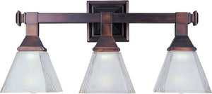 Brentwood 20.5' 3 Light Vanity Lighting in Oil Rubbed Bronze