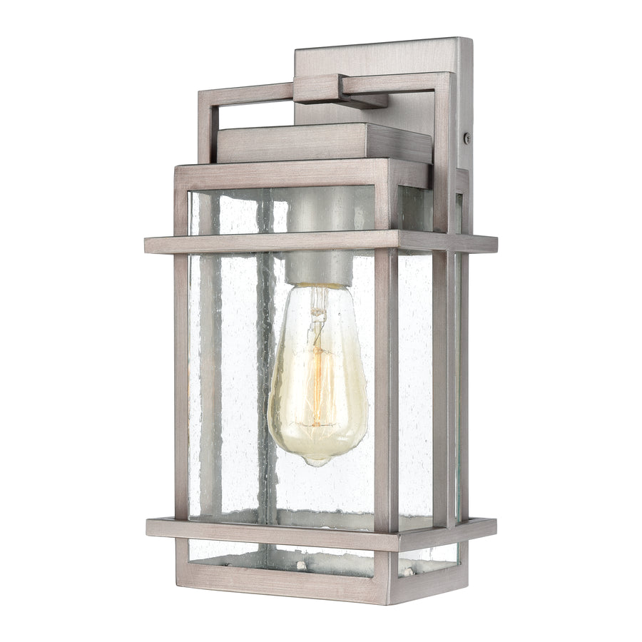 Breckenridge 7' 1 Light Sconce in Weathered Zinc