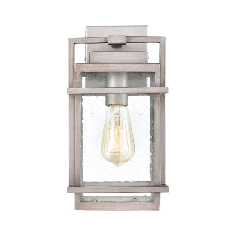 Breckenridge 7' 1 Light Sconce in Weathered Zinc