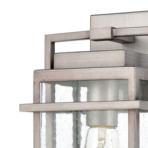 Breckenridge 7' 1 Light Sconce in Weathered Zinc