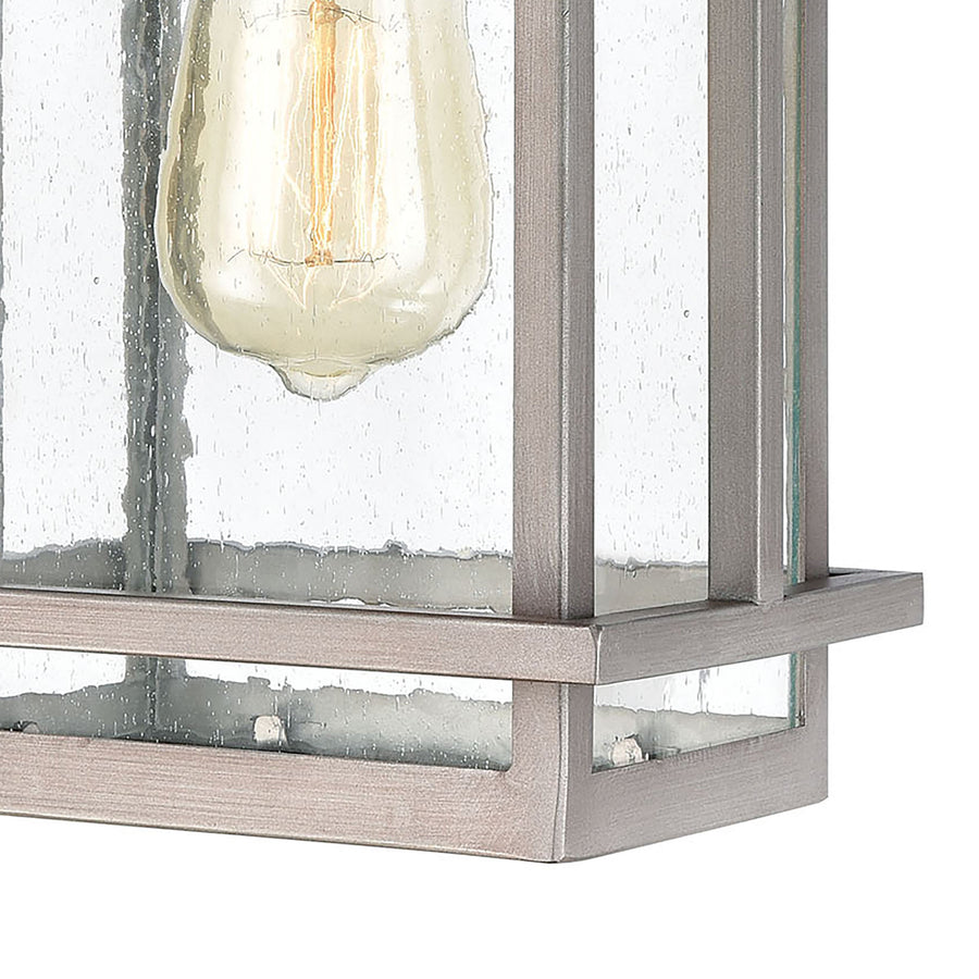 Breckenridge 7' 1 Light Sconce in Weathered Zinc