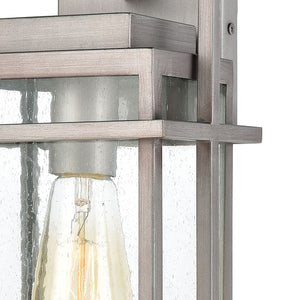 Breckenridge 7' 1 Light Sconce in Weathered Zinc