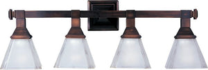 Brentwood 28' 4 Light Vanity Lighting in Oil Rubbed Bronze