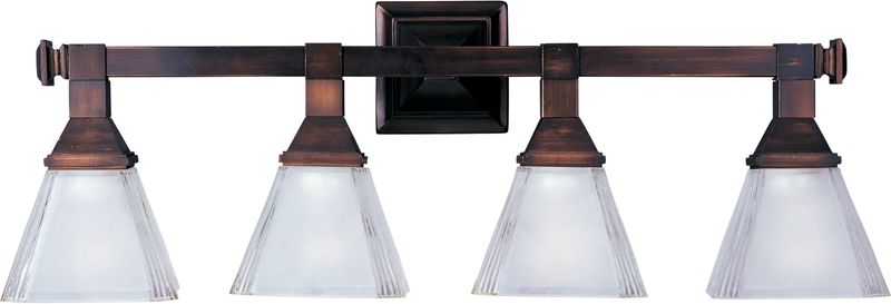 Brentwood 28' 4 Light Vanity Lighting in Oil Rubbed Bronze