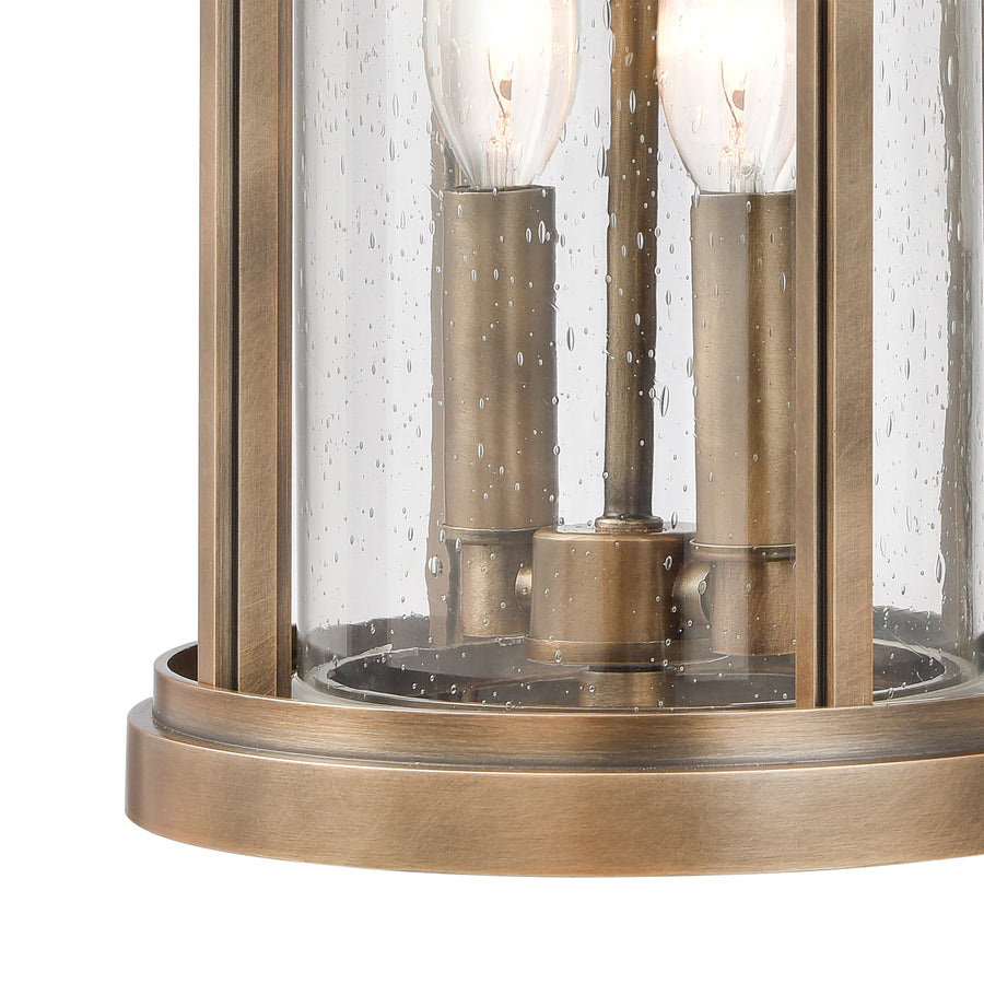 Brison 8' 2 Light Sconce in Vintage Brass