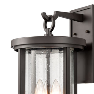 Brison 10' 3 Light Sconce in Oil Rubbed Bronze