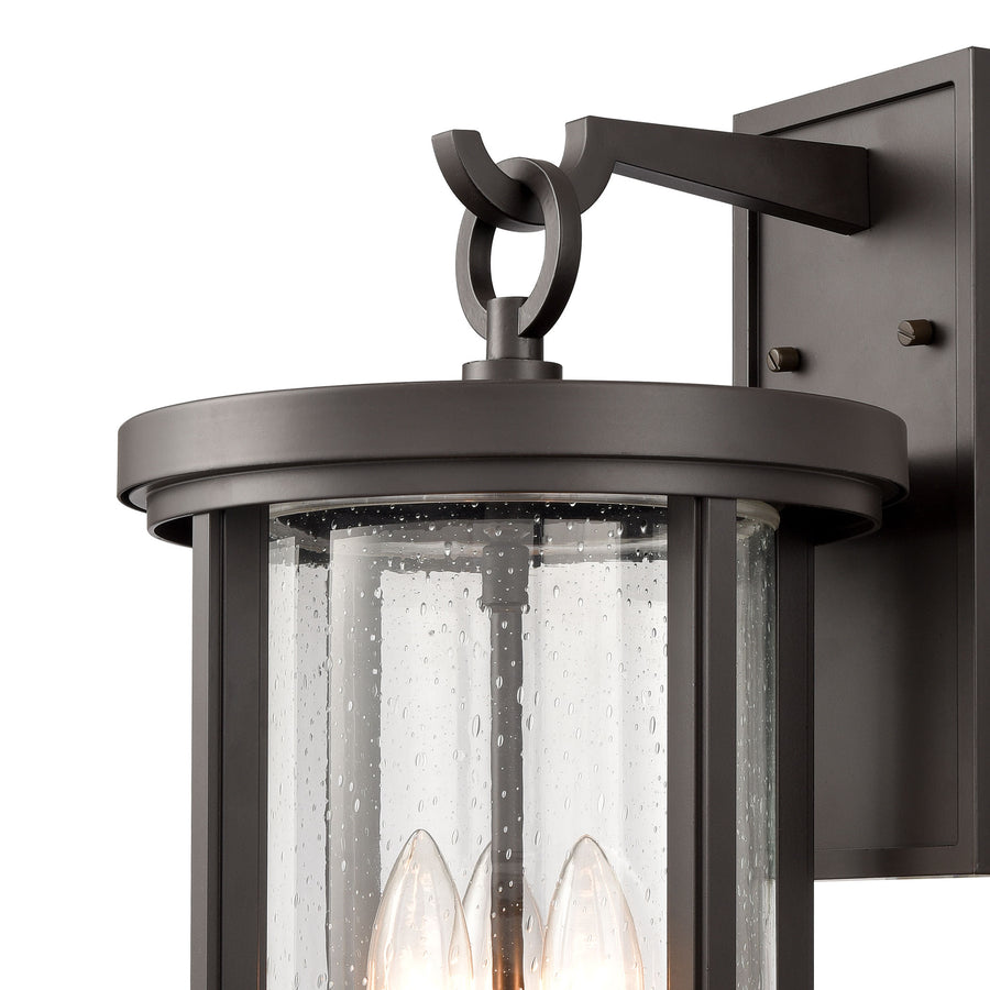 Brison 10' 3 Light Sconce in Oil Rubbed Bronze