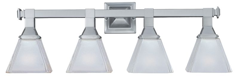 Brentwood 28' 4 Light Bath Vanity Light in Satin Nickel