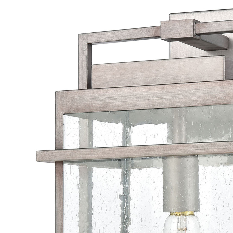 Breckenridge 10' 1 Light Sconce in Weathered Zinc