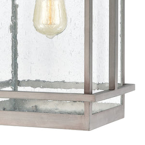 Breckenridge 10' 1 Light Sconce in Weathered Zinc