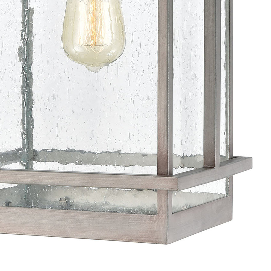 Breckenridge 10' 1 Light Sconce in Weathered Zinc