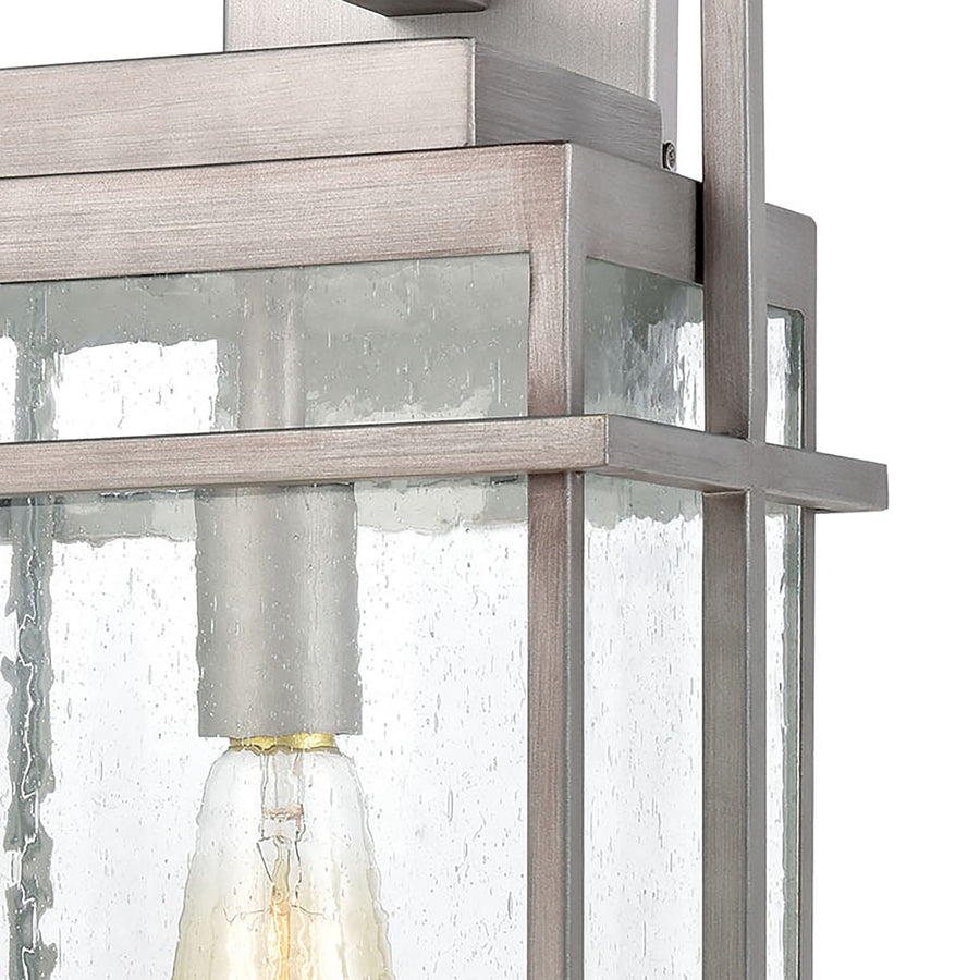 Breckenridge 10' 1 Light Sconce in Weathered Zinc