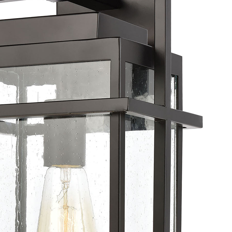 Breckenridge 8' 1 Light Sconce in Matte Black
