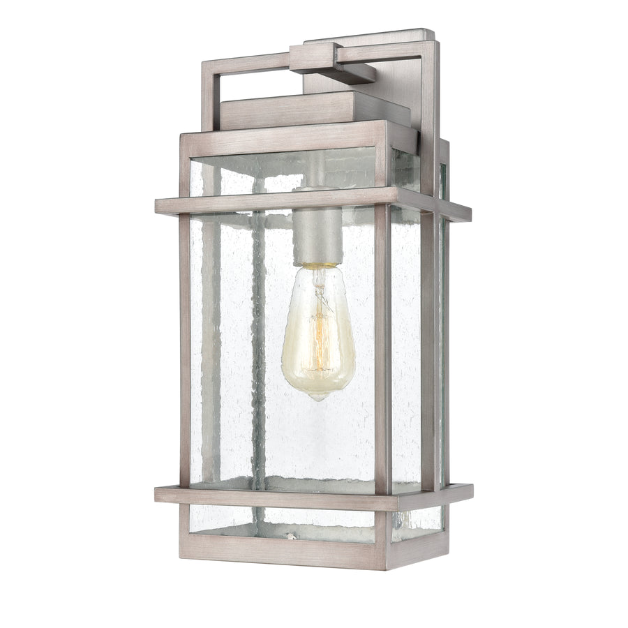 Breckenridge 8' 1 Light Sconce in Weathered Zinc