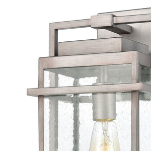 Breckenridge 8' 1 Light Sconce in Weathered Zinc