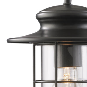 Portside 7' 1 Light Sconce in Matte Black