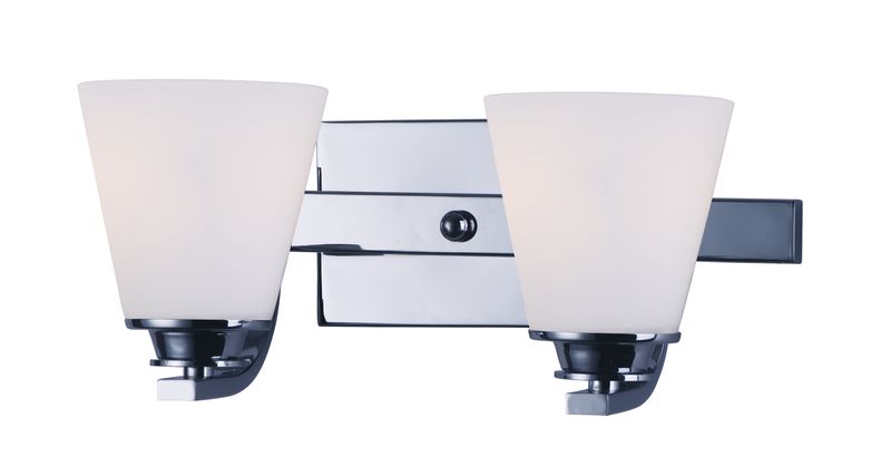 Conical 13' 2 Light Bath Vanity Light in Polished Chrome