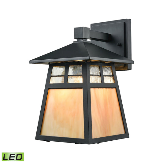 Cottage 7" 1 Light LED Sconce in Matte Black