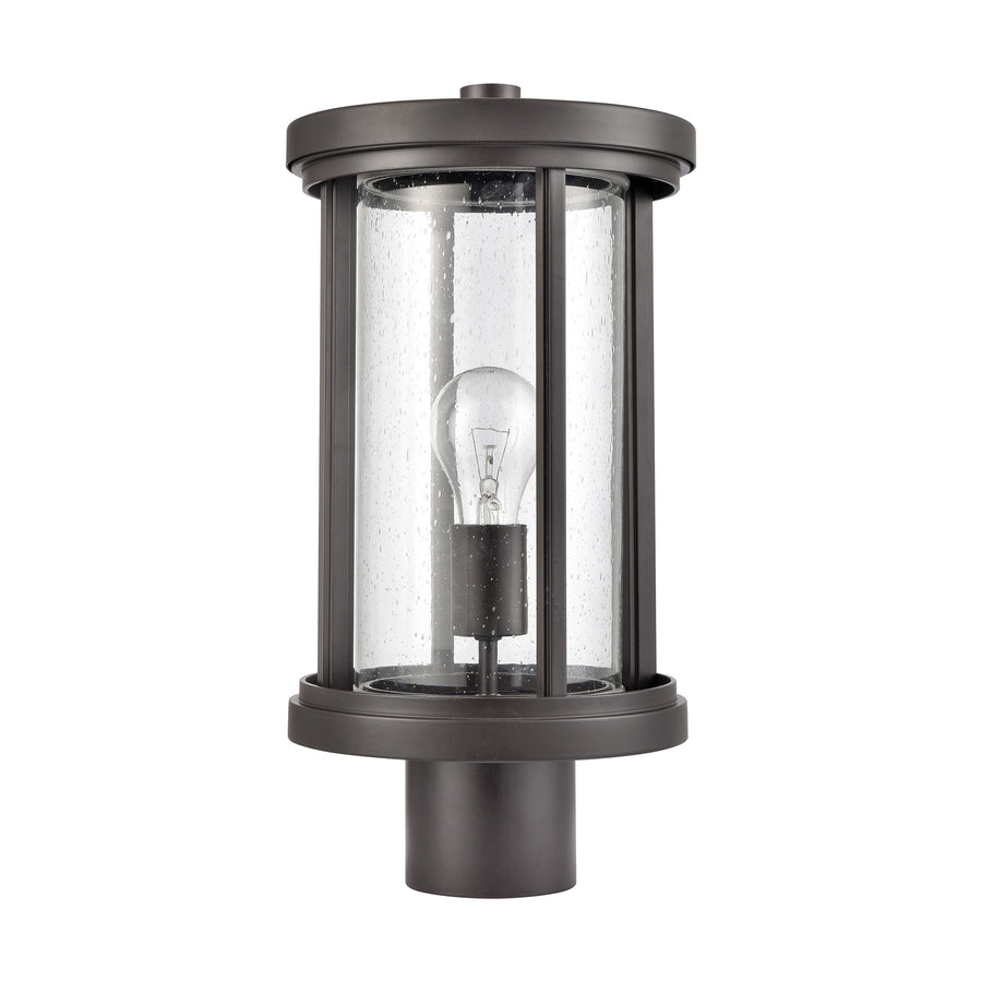 Brison 1 Light Post Mount in Oil Rubbed Bronze