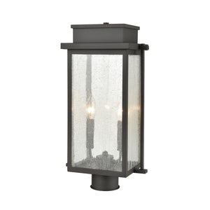 Braddock 2 Light Post Mount in Architectural Bronze