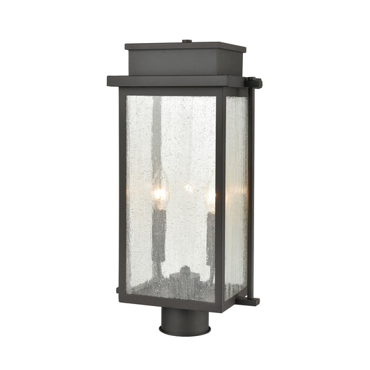 Braddock 2 Light Post Mount in Architectural Bronze
