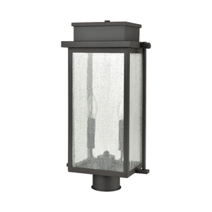 Braddock 2 Light Post Mount in Architectural Bronze